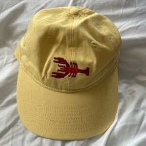 Cotton Baseball hat with embroidered lobster NWT